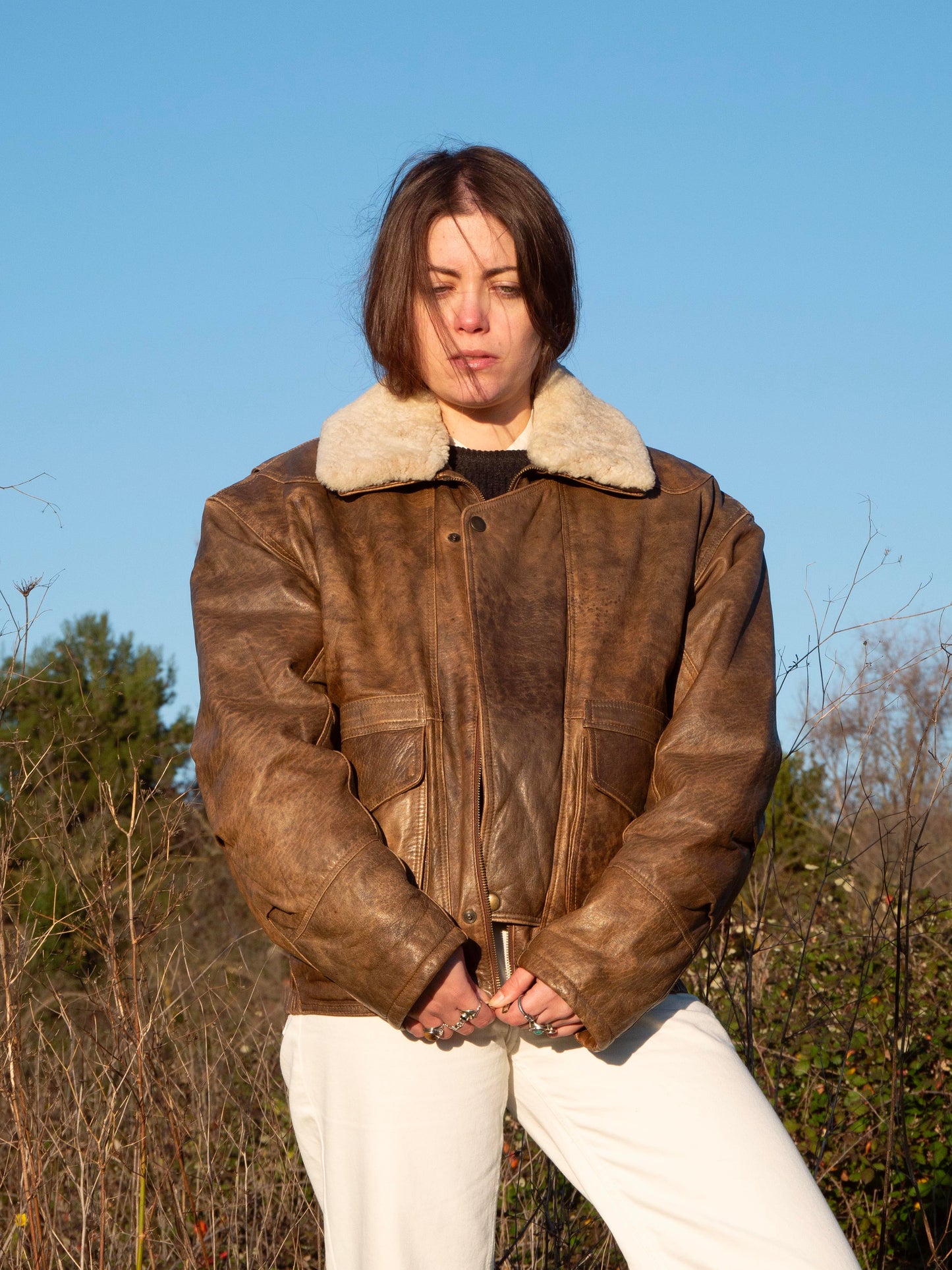 Aviator Leather Jacket