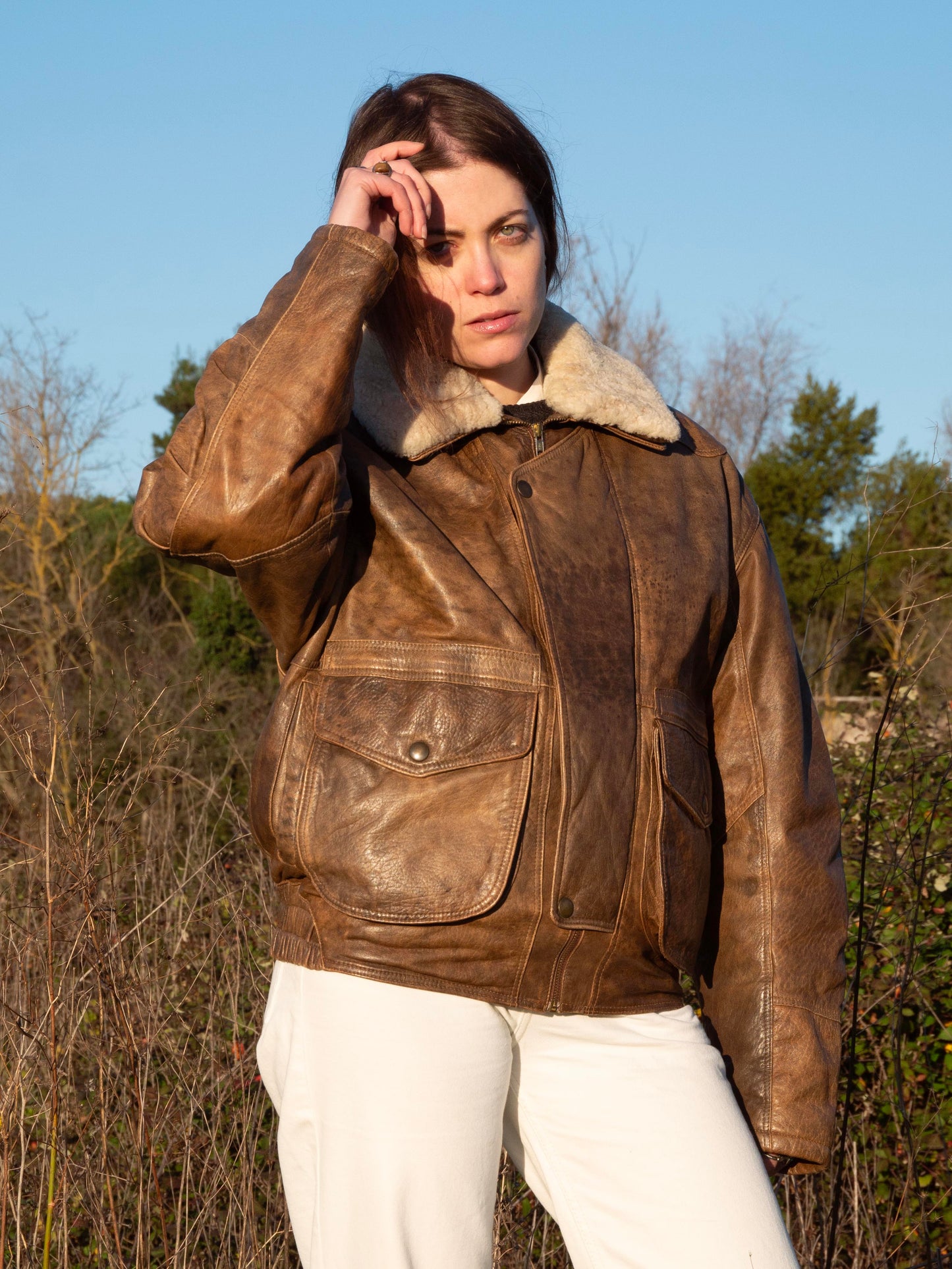 Aviator Leather Jacket