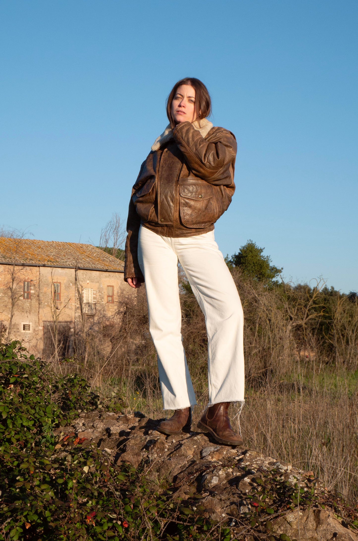Aviator Leather Jacket