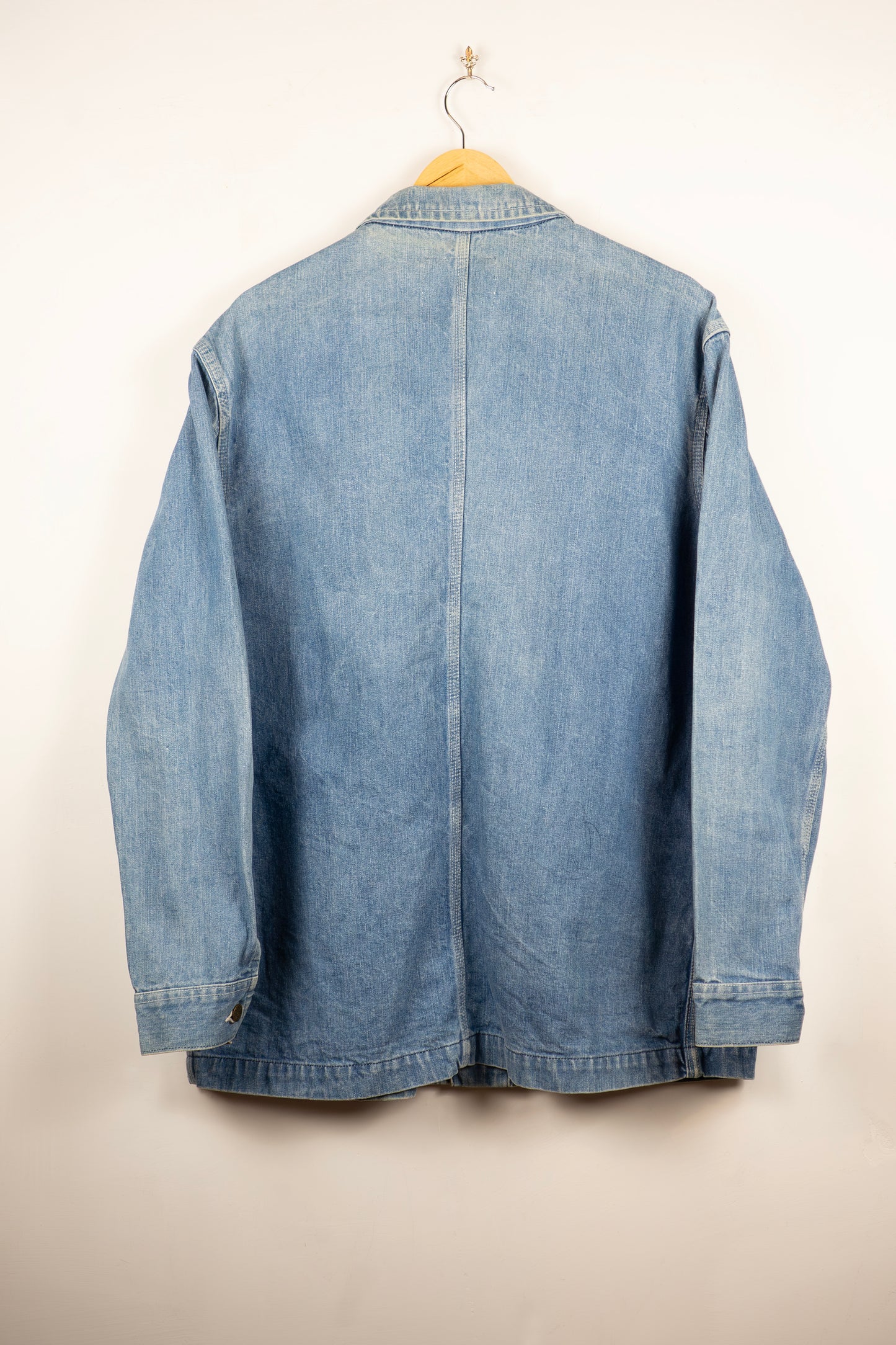 Moon & Koi custom denim jacket
