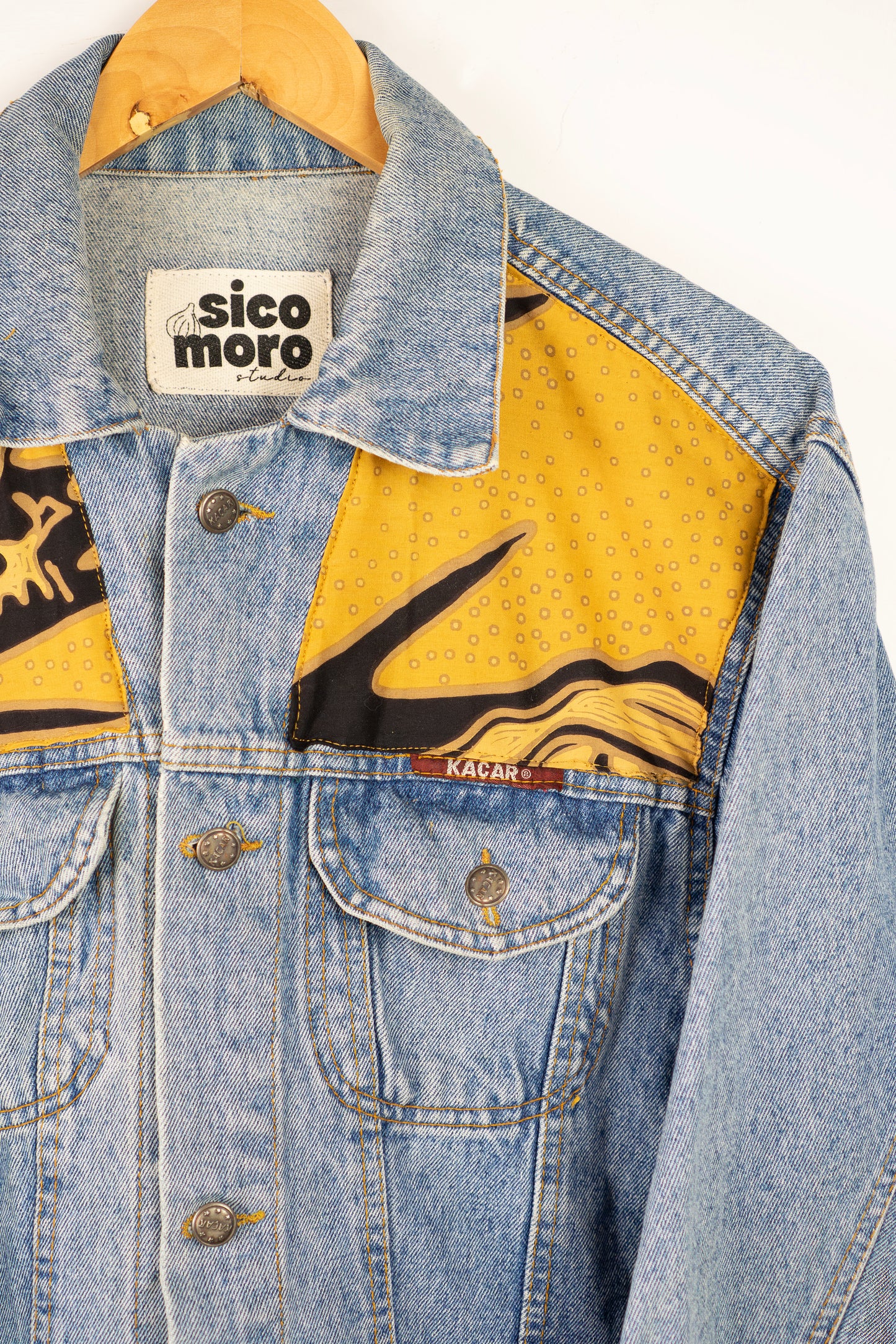 Amber Landscape - Custom Denim Jacket