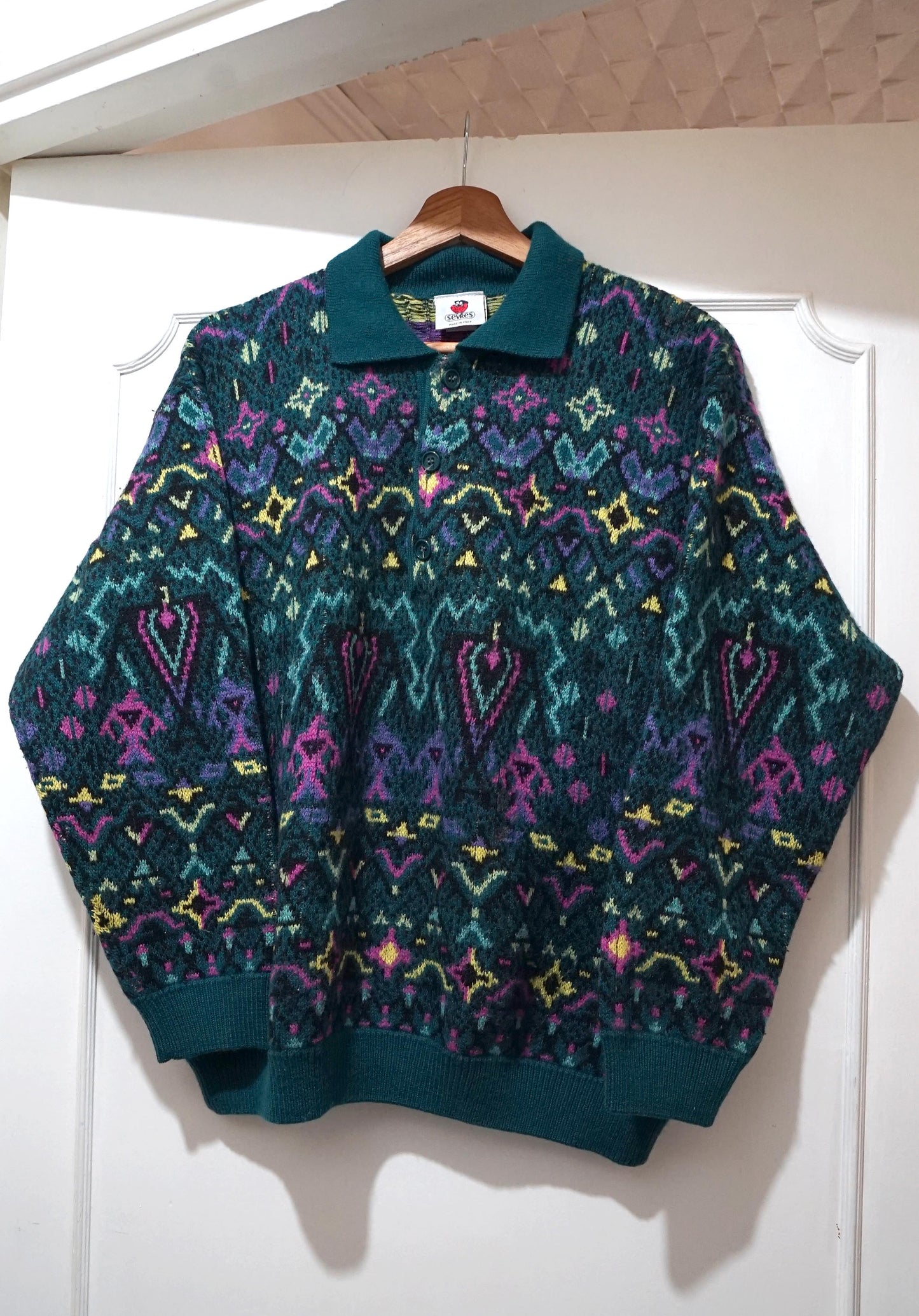 Maglione fantasia multicolor