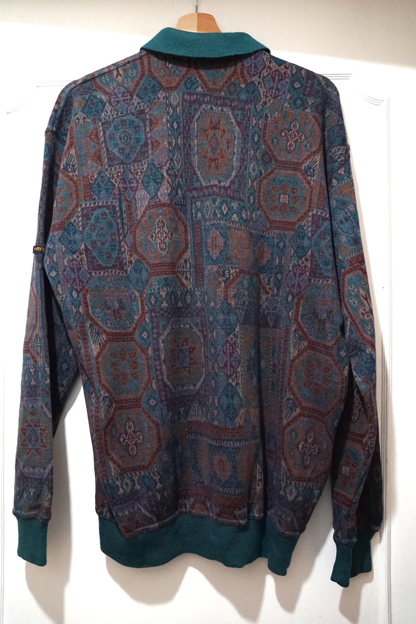 Maglione fantasia geometrica Navigare