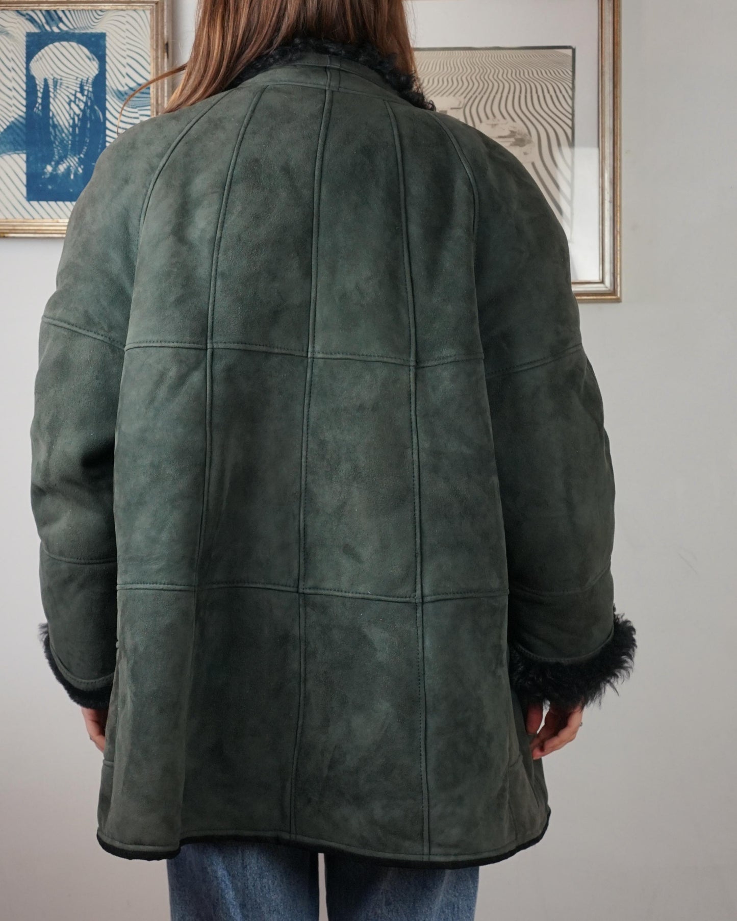Sherling montone originale grigio