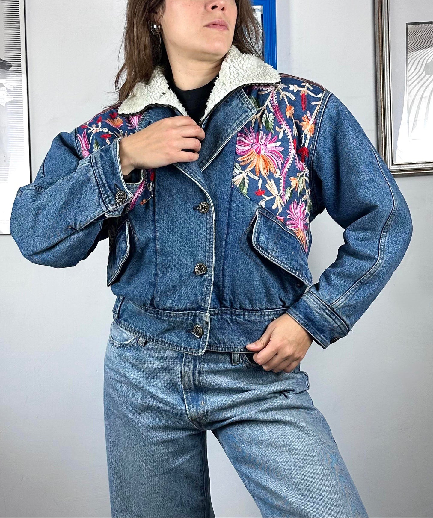 80s-Embroidered-Sherpa-Denim-Jacket-Front2