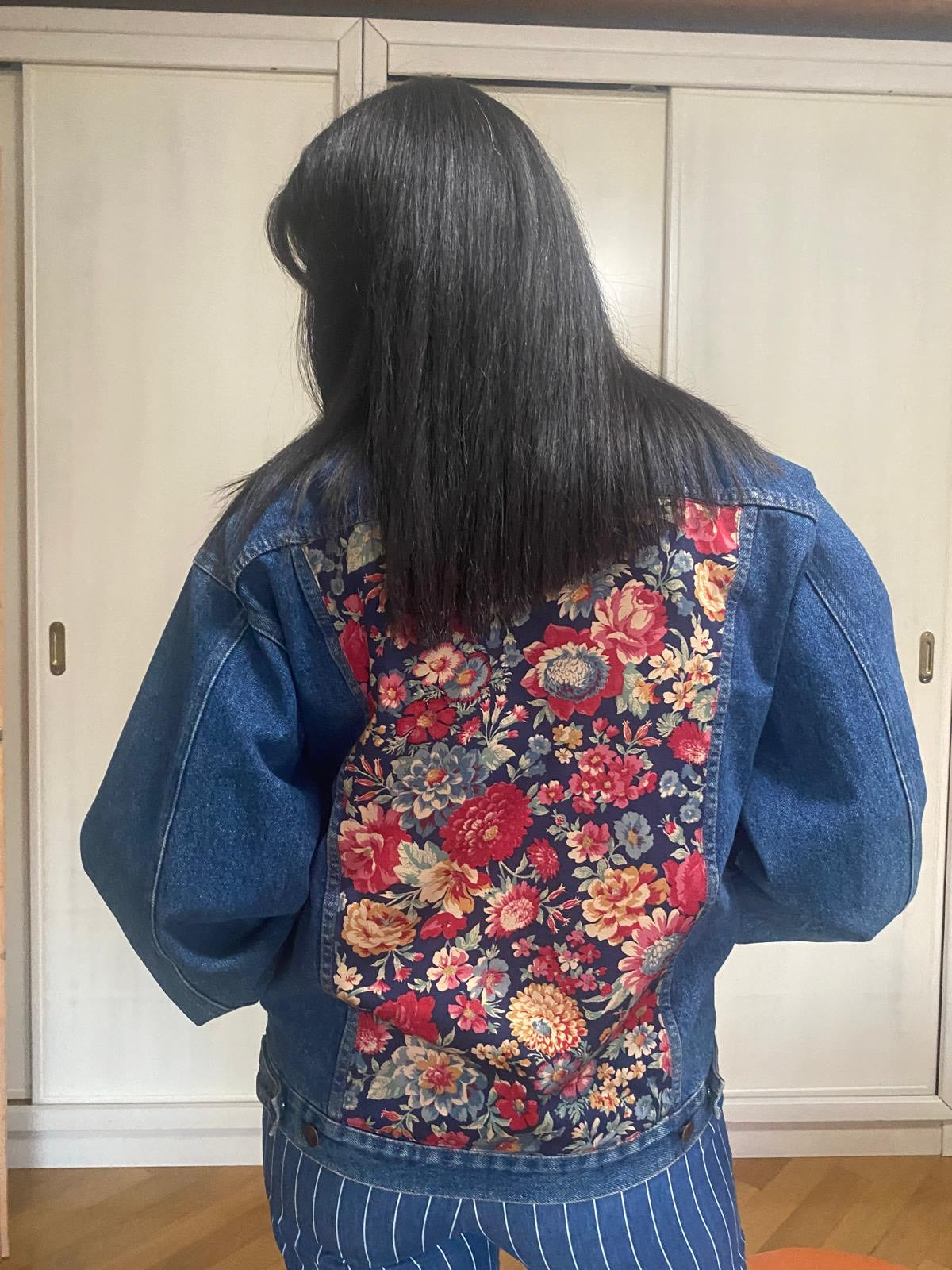 Custom denim jacket - Secret Garden