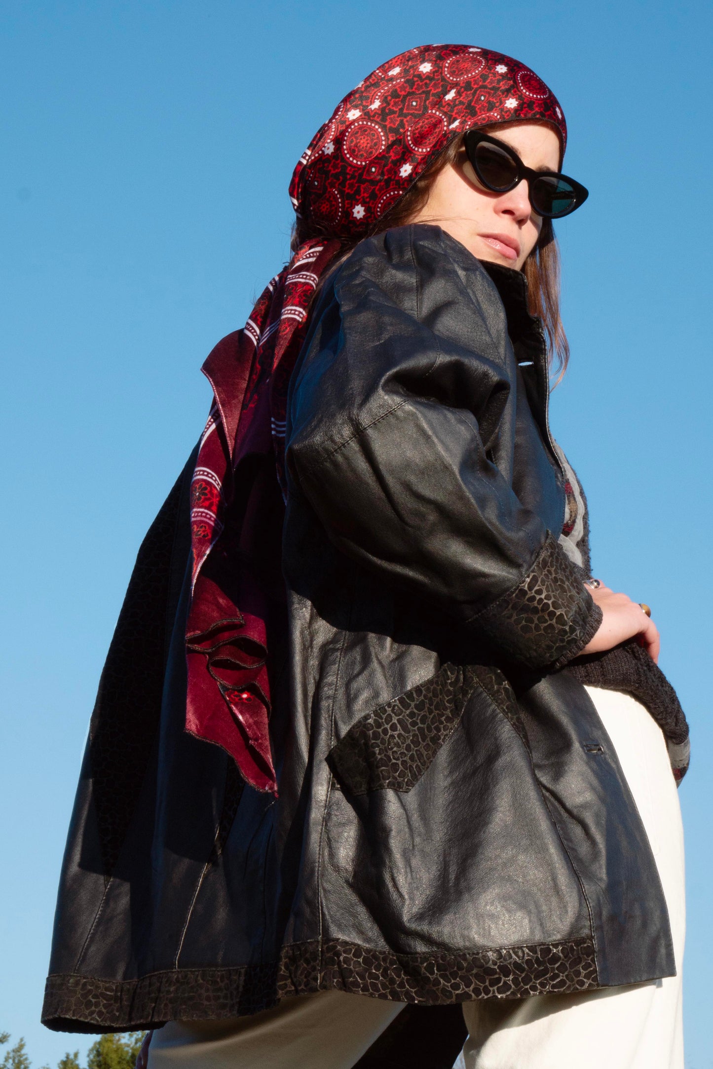 Giacca pelle anni '80