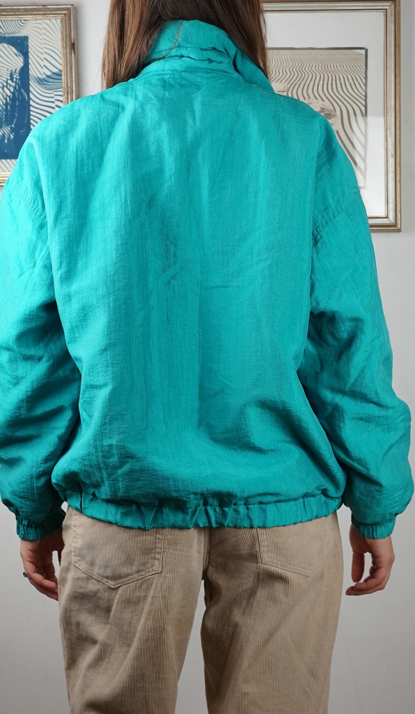 Colmar vintage ski jacket turchese