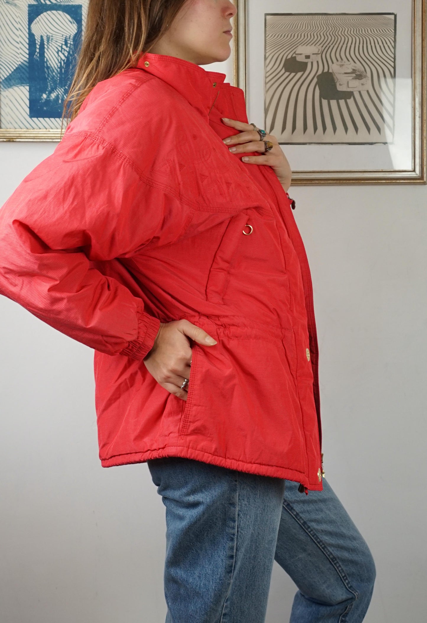 Colmar vintage crop ski jacket