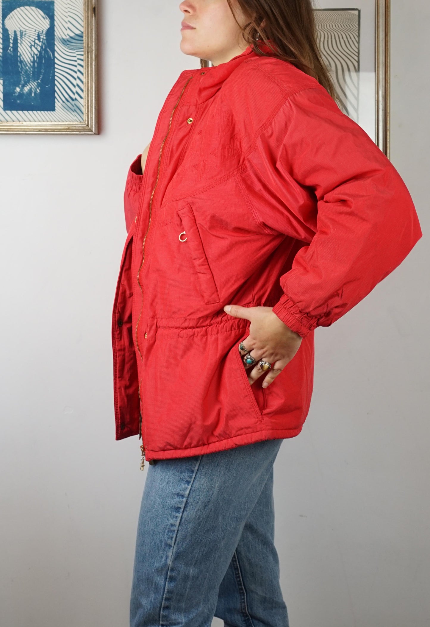 Colmar vintage crop ski jacket