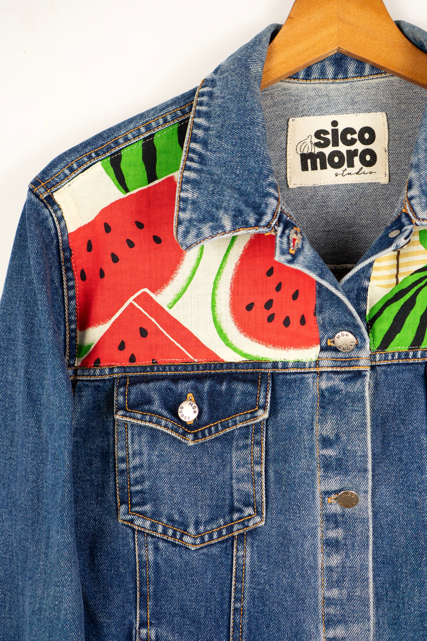 Custom Denim Jacket - Suika Memory