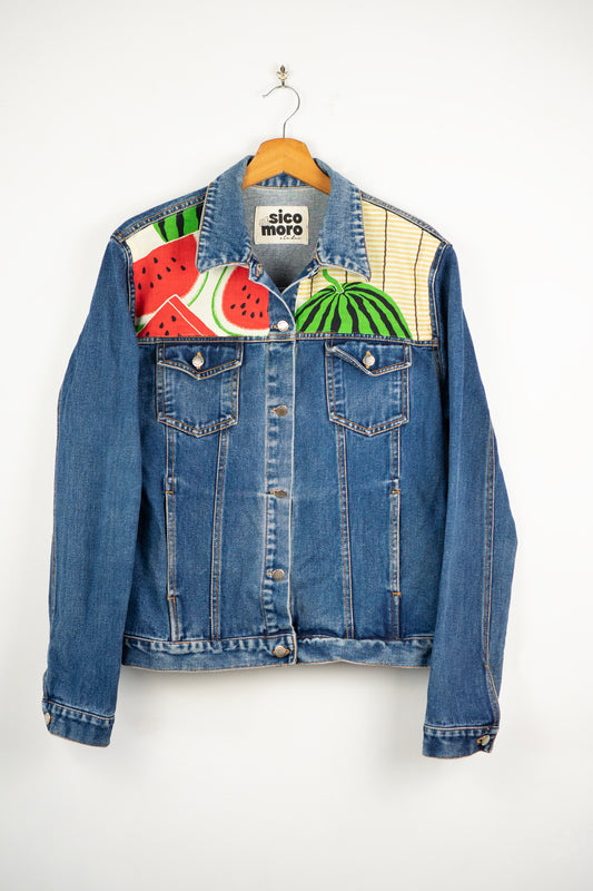 Custom Denim Jacket - Suika Memory