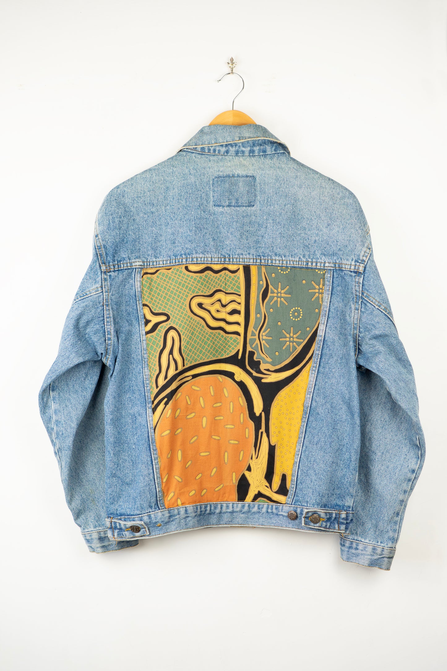 Amber Landscape - Custom Denim Jacket