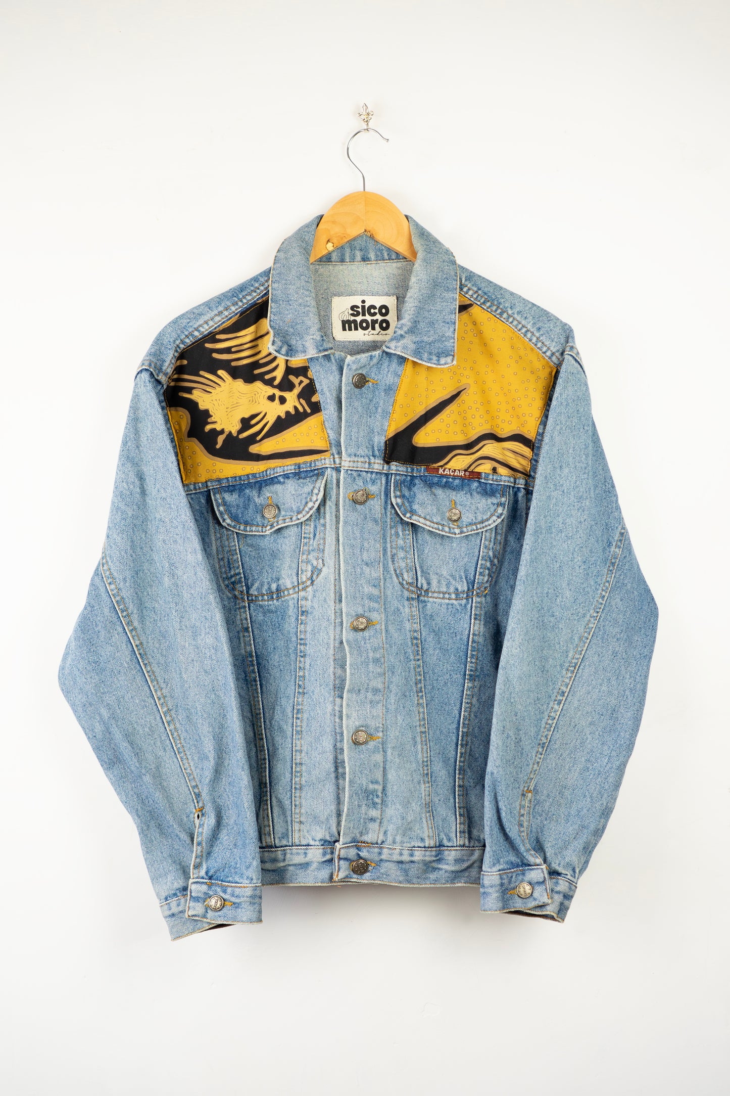 Amber Landscape - Custom Denim Jacket