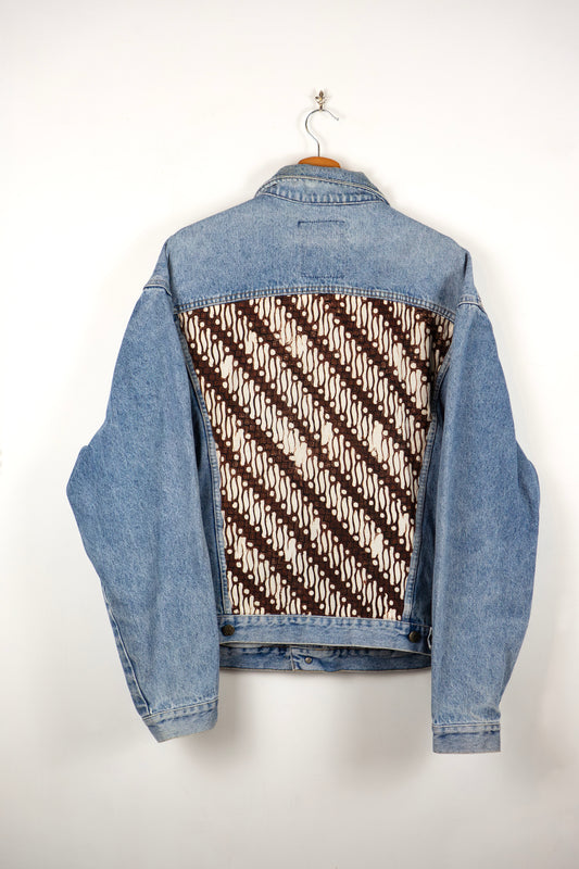 Custom Denim Jacket - Rust Parang