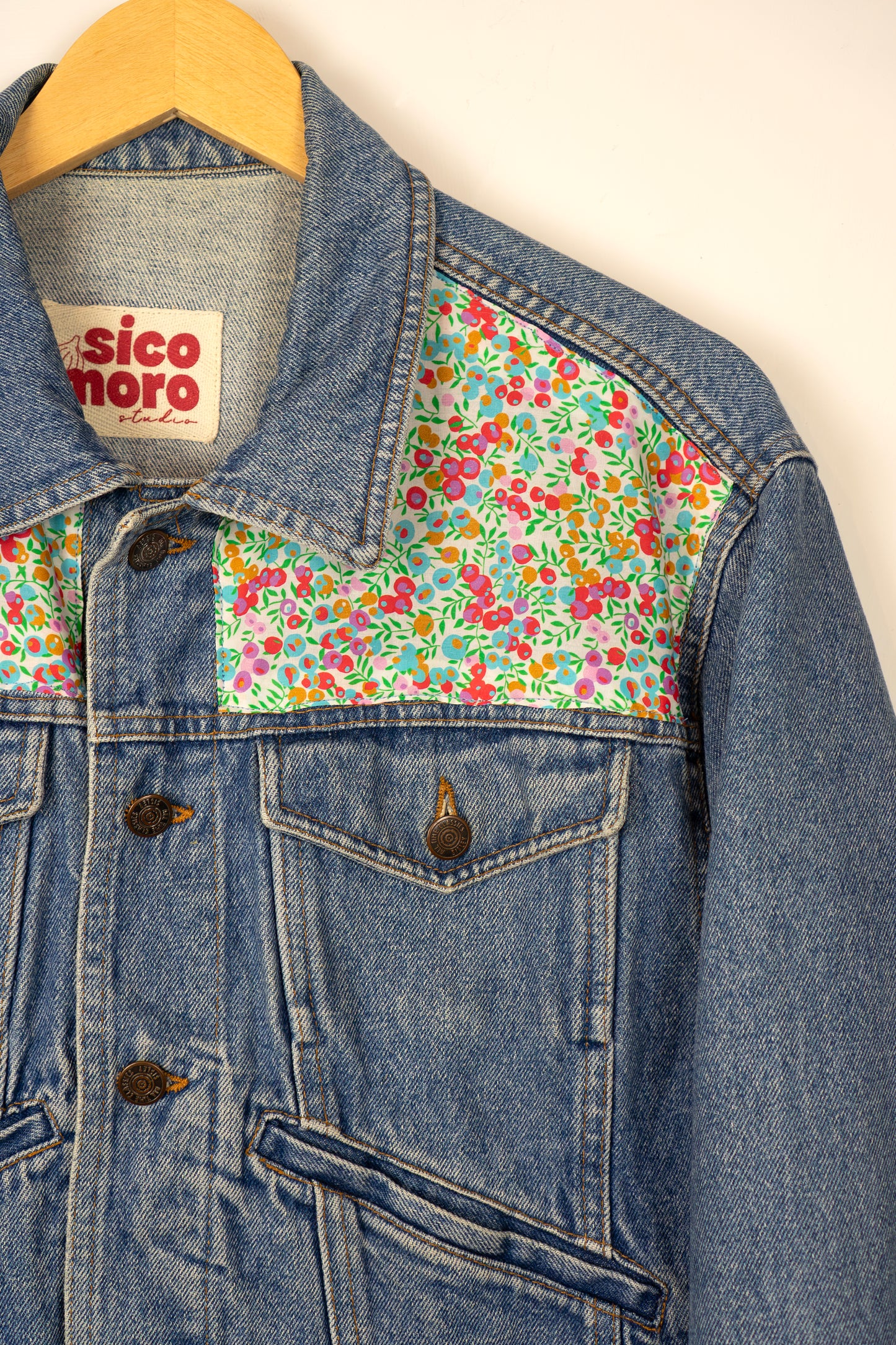Trucker Denim Jacket - Dot Garden