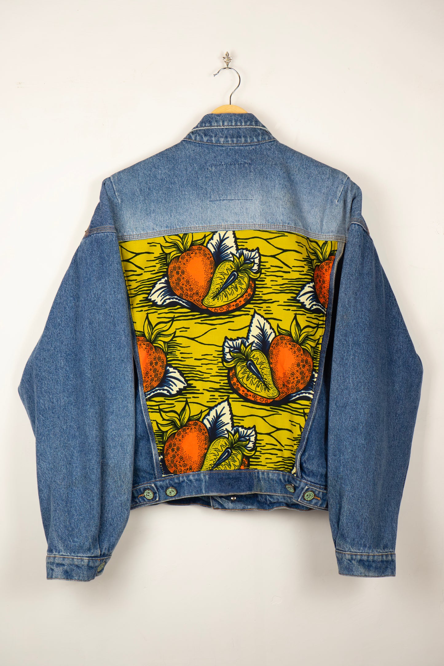 Custom Denim Jacket - Strawberry Riot