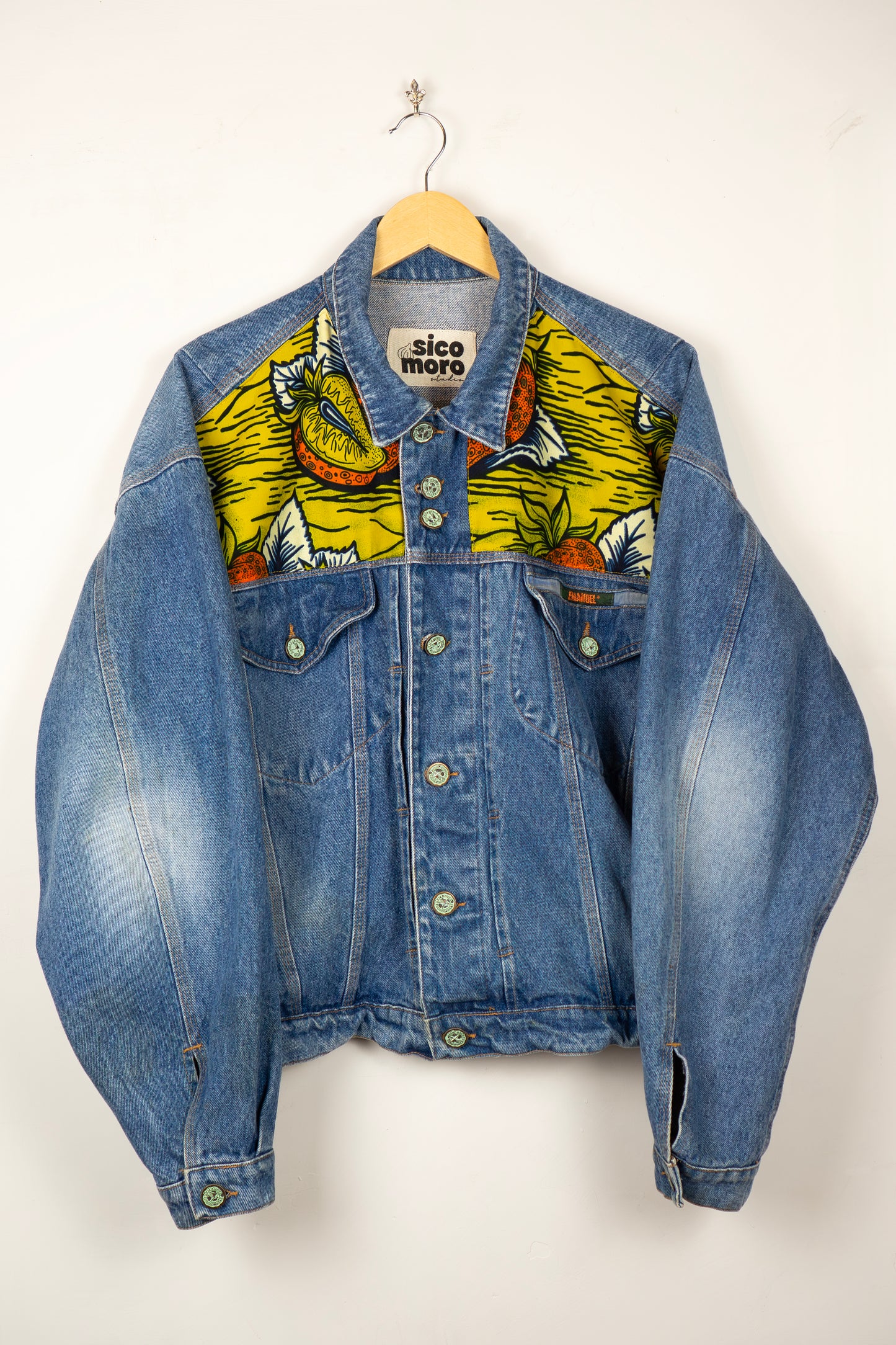 Custom Denim Jacket - Strawberry Riot