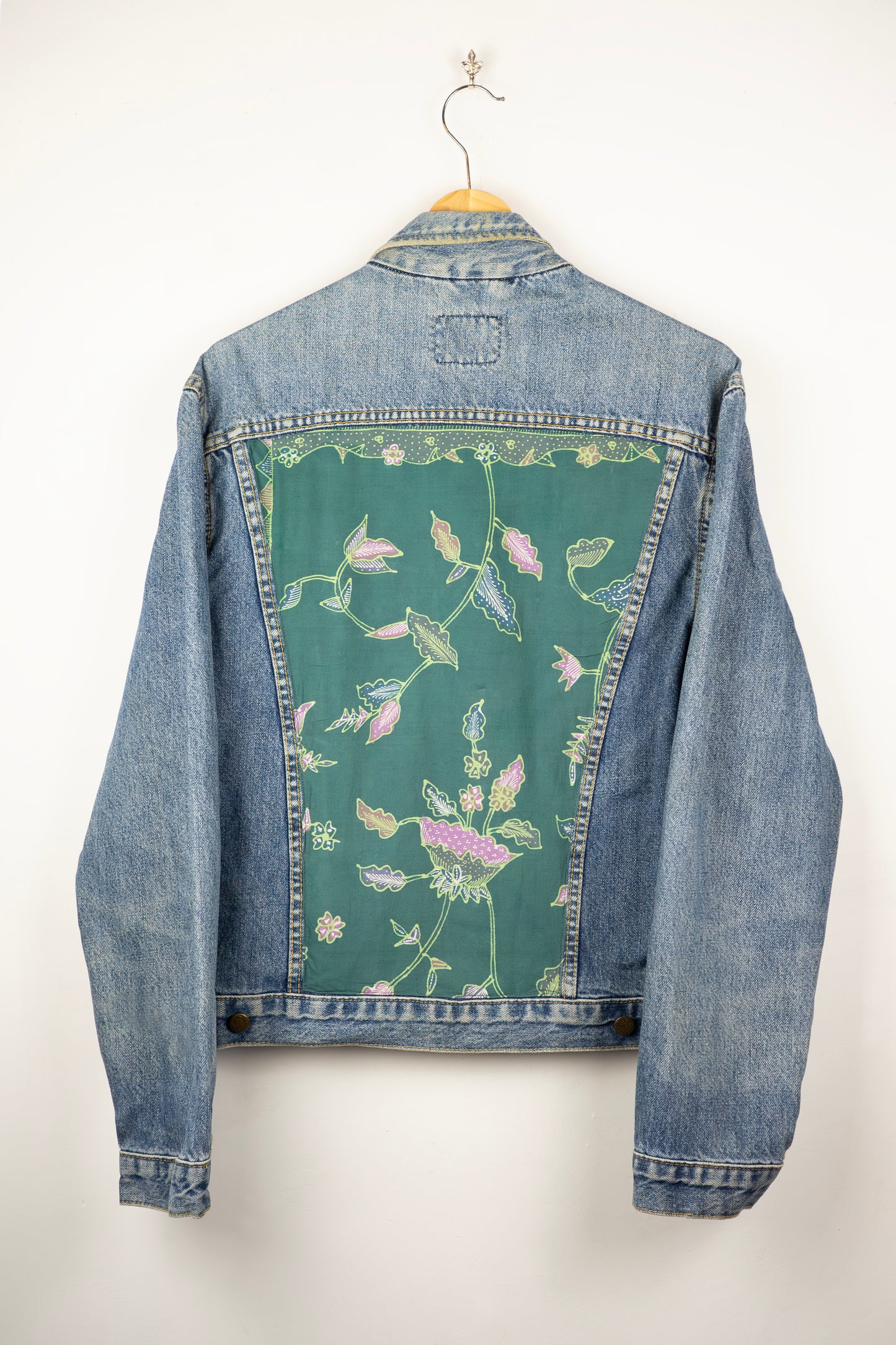 Teal Reverie - Custom Denim Jacket