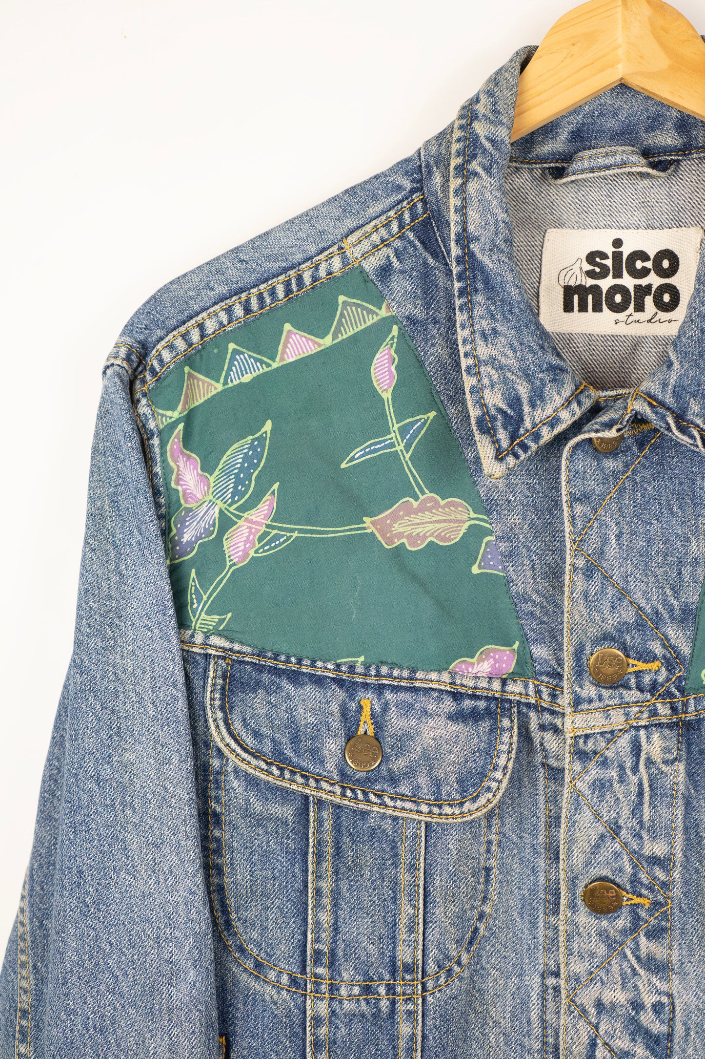 Teal Reverie - Custom Denim Jacket