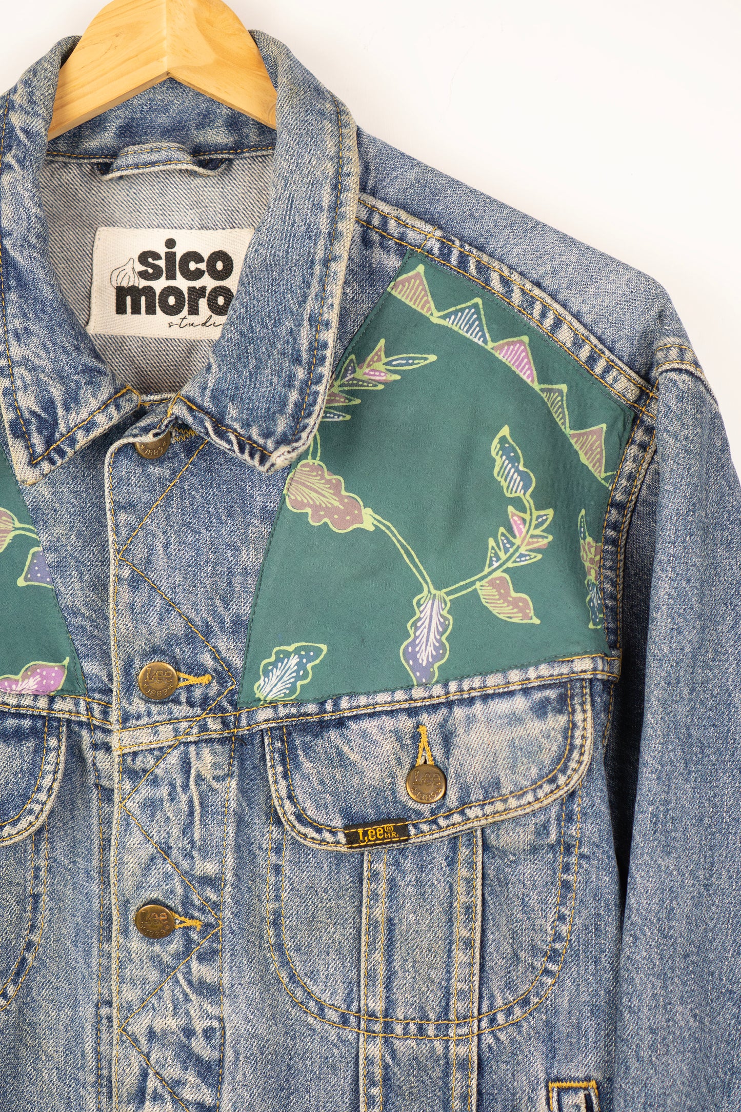 Teal Reverie - Custom Denim Jacket